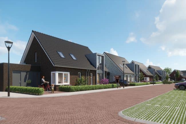 Hartje Liemde 19 woningen tegelwerk