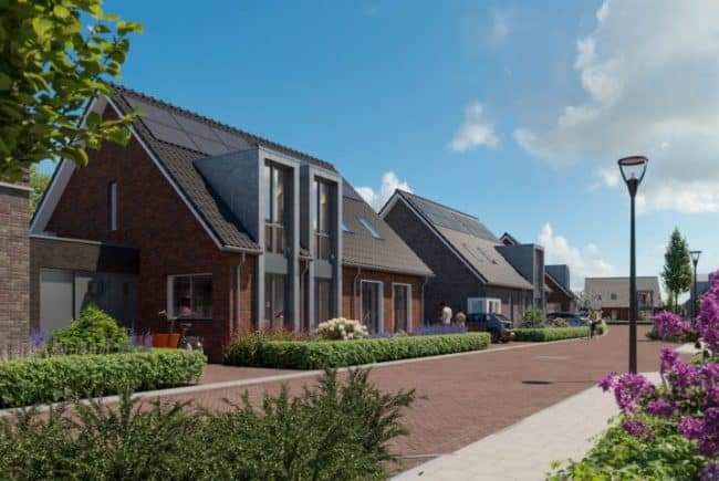 19 woningen hartje Liempde tegelwerk