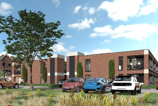 Hof van Treebeek Loomans tegels
